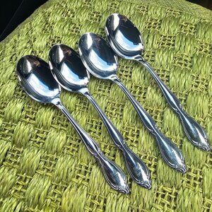 Oneida Strathmore Soup Spoon 6.5" stainless scrolls classic romantic timeless el